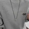 Collar Minimalista con Colgante de Gota de Agua 2025 Nuevo Diseño de Nicho Cadena Versátil para Suéter Caída/Invierno Ajustable