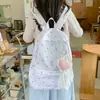 Novo modelo de comércio exterior mochila estilo japonês ins doce e fofa com alto apelo estético, mochila escolar com tema de floresta para alunos do ensino fundamental II e médio