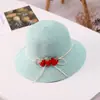Conjunto de sombrero y bolso de paja para padres e hijos, de primavera y verano, a la moda, bonito sombrero para bebé, ideal para viajar, para playa, para niños y niñas.