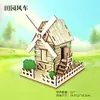 Popular Rompecabezas Estéreo 3D de Madera Educativo para Niños DIY Hecho a Mano Juguete de Descompresión Venta Directa del Fabricante Ensamblaje