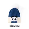 Nuevos Sombreros de Otoño e Invierno Estilo Coreano para Niños y Niñas, Lindos Sombreros de Oruga de Dibujos Animados a Prueba de Viento y Cálidos con Protección para los Oídos para Bebés