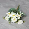 Rosas Artificiales, Flores Falsas para Decoración del Hogar, Venta al por Mayor de Fabricantes, Arreglos Florales de Boda en Tela de Seda, Proyectos de Decoración y Arreglo