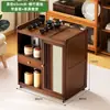 Mesa de Té Móvil, Pequeño Soporte de Té con Tetera Integrada, Nuevo Modelo de Gabinete de Té para el Hogar, Carrito de Té, Mesa de Preparación de Té para Balcón