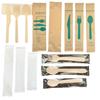 Vajilla de abedul biodegradable cuchara de madera desechable cuchillo de madera tenedor de madera occidental pastel helado cuchara estampado en caliente