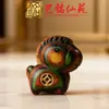 Cadena para Teléfono Colgante Llavero Caballo de Sándalo Morado, Adorno de Caballo del Zodiaco de Sándalo Verde Yiming Xianyuan, Decoración Colgante para Bolsa de Teléfono