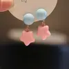 Verano Colorido~ Pendientes de Borlas Coloridos Brillantes Pendientes Colgantes de Diamantes Coloridos Brillantes Tendencia Caliente 2025