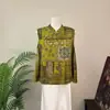 Blusa Holgada Zhi Li de Nuevo Diseño Chino 2026 Modelo Nuevo de Verano con Cuello Alto, Moderna y Elegante, Oculta la Forma del Cuerpo