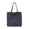 Bolso Tote de Mezclilla Nuevo 2026, Estilo Coreano, Versátil, Bolso Grande para Mujer, Bolso Casual de Trabajo, Bolso de Hombro de Moda Genial