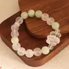 Pulsera Original de un Solo Aro con Diseño de Copo de Nieve Blanco Xiuyu Natural para Mujer, Gama Alta, Cristales Dulces y Suaves, Transparente y Claro