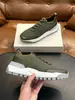 Zapatos deportivos casuales para hombre de malla tejida transfronteriza STN puntera de cuero genuino suela gruesa absorción de impactos transpirables para commuting running