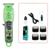 Cortapelos Eléctrico con Pantalla Digital Transfronterizo para Salones de Peluquería, Afeitadora Profesional para Cabeza Rapada, Carga LCD, Recortador de Vello Corporal Transparente