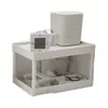 Prateleira de Armazenamento de Mesa Ins de Camada Dupla, Simples e Elegante, Prateleira de Armazenamento de Mesa Multifuncional de Dois Níveis para Estudantes