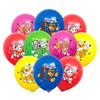 Globo de látex grueso de 12 pulgadas con temática de patrulla canina Woof para fiesta de cumpleaños, decoración para fiestas, globo del equipo Woof