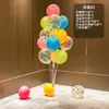 Decoraciones de Globos Flotantes de Mesa y Piso con Tema de Cumpleaños Feliz Cumpleaños para la Fiesta de Primer Cumpleaños de Niños, Decoraciones Brillantes