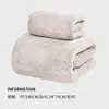 Toalla de Baño Simple de Gipsofila Toalla Uso en Casa Absorción de Agua Secado Rápido No Suelta Toalla Facial de Coral Fleece Toalla Grande para Pareja