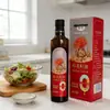 Aceite de Semilla de Girasol 500ml, Prensado en Frío, Hecho con Ingredientes de Xinjiang, Caja de Regalo, Adecuado para Platos Fríos