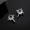Imán Estrella Polar Clip para oreja hombres clip sin dolor para cartílago de la oreja sin agujero aretes para mujer hombre aretes de estudiante de alta calidad