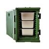 Caja de aislamiento para alimentos de plástico rotatoria Peng Wen de 90L caja de catering para cantina escolar armario de aislamiento para alimentos de cantina caja de aislamiento para platos
