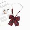 Pajarita Roja Estilo JK Japonés Accesorios de Ropa Estilo Academia Femenina Nudo de Lazo Decoración de Camisa de Uniforme Marinero Flor de Cuello para Mujer Tendencia