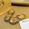 Zapatos de ballet con estampado de lunares estilo Ins, leopardo KT, accesorios para DIY, dijes de zapatos de moda y versátiles, hebillas decorativas para zapatos con agujeros