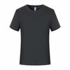 Camisetas de Algodón Peinado Cuello Redondo, Ropa de Trabajo Cultural Grupal Personalizada, Camisas Publicitarias de Manga Corta, Uniformes para Eventos, Venta al por Mayor con Impresión de Logo