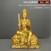 Estatua de latón del Bodhisattva Samantabhadra y el Bodhisattva Manjushri para el hogar, sala de estar, decoración de escritorio y templos