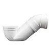Tubería de Alcantarillado Curva de Fondo Plano de PVC 110 Reduce el Olor del Tipo de Inodoro de Sentadillas Grande Sello de Agua Tubería de Almacenamiento de Agua Poco Profunda
