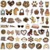 50 pegatinas estéticas de graffiti de leopardo de dibujos animados retro, decorativas para equipaje, guitarra, patineta, pegatinas impermeables al por mayor