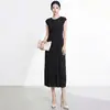 Impresionante Vestido de Hada de Issey Miyake, Nuevo Modelo 2026, Vestido de Línea A Holgado de Cintura Alta Adelgazante con un Estilo Suave y Elegante