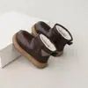 Botas de Nieve Impermeables de Cuero para Niños, para Padres e Hijos, para Niños y Niñas, Cálidas y Engrosadas con Forro Polar, Zapatos Grandes de Algodón con Suelas Gruesas, Invierno 2026