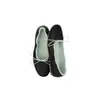 Versión de Piel de Oveja~Zapatos de Rollito de Huevo Estilo Uva Ma para Mujer, Zapatos Planos de Ballet, Piel Genuina, Moño, Punta Cuadrada, Zapatos de Boca Baja