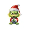 Nuevo colgante creativo de dibujos animados navideños transfronterizos del Grinch, adorno colgante acrílico para decoración de árbol de Navidad