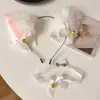 Diadema de Orejas de Gato de Felpa con Cascabel, Tocado Femenino, Diadema de Gato, Accesorios para Transmisión en Vivo de Halloween, Tocado de Ambiente