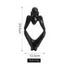 Figura de Yoga em Pedra Arenito Nórdica Ornaments Decorativos para Sala de Estar, Sala de Jantar, Móvel de TV e Decoração de Clube de Saúde