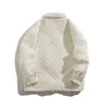 Colección nueva de invierno 2026: Chaqueta de algodón de estilo americano moderna para hombre, corte holgado, forrada de forro polar y engrosada para abrigar, prenda de abrigo para hombre