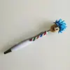 Muñeco de Peluche Navideño de Dibujos Animados Listo para Usar, Cabezal de Mopa, Cara Sonriente, Reloj, Retrato de Amante, Bolígrafo Táctil Tres en Uno