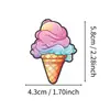50 Pegatinas de Cono de Helado Coloridas de Compra Directa Transfronteriza, Verano Chocolate Helado Estilo Lindo Pegatinas de Grafiti