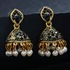 Pendientes colgantes de perlas y diamantes, populares en AliExpress, de estilo étnico y bohemio, con diseños exagerados de Europa y América.
