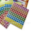 Calcomanías de Mosaico de Puntos de Colores de Dibujos Animados Material para Aula de Bricolaje para Jardín de Niños Calcomanías DIY para Niños
