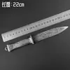 Mercancía de Juego Delta Cuchillo de Verdugo Arma de Metal 22cm Modelo Adorno Coleccionable Arma de Utilería Sin Afilar
