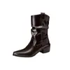 Botas talla 32-48, botas de montar de punta estilo europeo y americano para mujer, botas simples de media pantorrilla para commuting, botas para mujer transfronterizas de comercio exterior