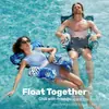 Raft Inflável Flutuante Novo de Verão Dobrável Material de PVC Espessado Água Adulto Encosto Reclinável