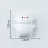 Animal Pequeno Fofo Criativo Deitado Boneca Fofa Decoração DIY Acessórios de Saco Surpresa Ímã de Geladeira Pequenos Enfeites de Mesa