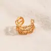 Estilo Europeo y Americano Chapado en Oro Cobre Versátil Brazaletes para Oreja Múltiples Capas Minimalista Nicho Temperamento Zirconia Japoneses y Coreanos Pendientes