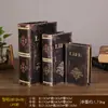 Caixa Criativa em Formato de Livro Decoração de Estante de Livros para Casa Caixa de Armazenamento de Livros Falsos Retrô Ornamento de Livro Antigo Fotografia Europeia Outros