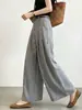Pantalones de Traje con Cubierta Negra para Trasero Mujer 2026 Verano Nuevo Ropa de Trabajo Pantalones Casuales Viaje Temperamento Moda Pantalones de Pierna Recta