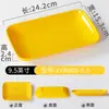 Plato de plástico comercial para rollos de fideos de arroz, vajilla rectangular de melamina, plato para hot pot, plato de servir, plato para comedor en casa, plato para barbacoa