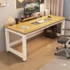Mesa de Computador para Quarto, Mesa Desktop para Casa, Mesa de Estudo para Estudantes, Mesa Retangular Simples para Jogos para Apartamentos de Aluguel, Mesa de Escritório