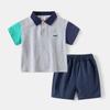 Ropa de Verano para Niños al por Mayor 2026 Nuevo Conjunto de Camiseta de Manga Corta para Niños Conjunto de Dos Piezas para Bebé Tendencia Dropshipping
