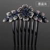 Pente de cabelo estilo coreano, novo estilo, acessórios para cabelo, pente de flor de diamante, pente para penteado, bola de cabelo, rabo de cavalo, acessórios de cabeça
